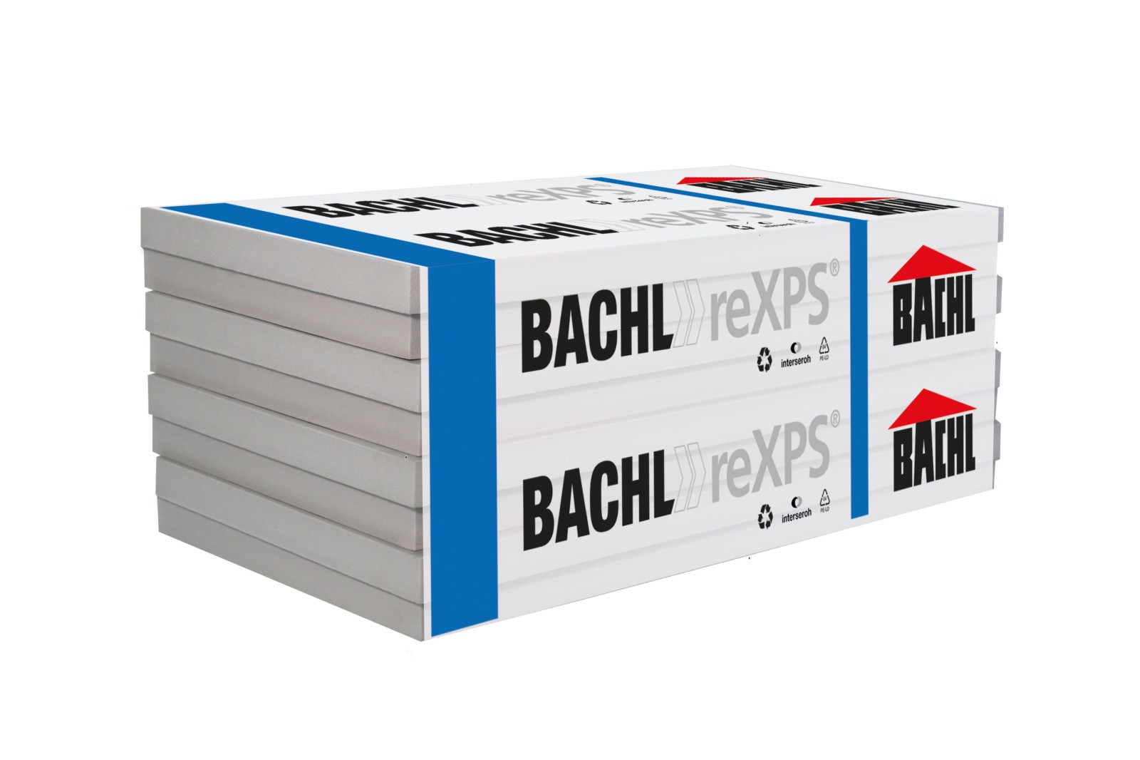 Verpackter Dämmstoff der Unternehmensgruppe BACHL.