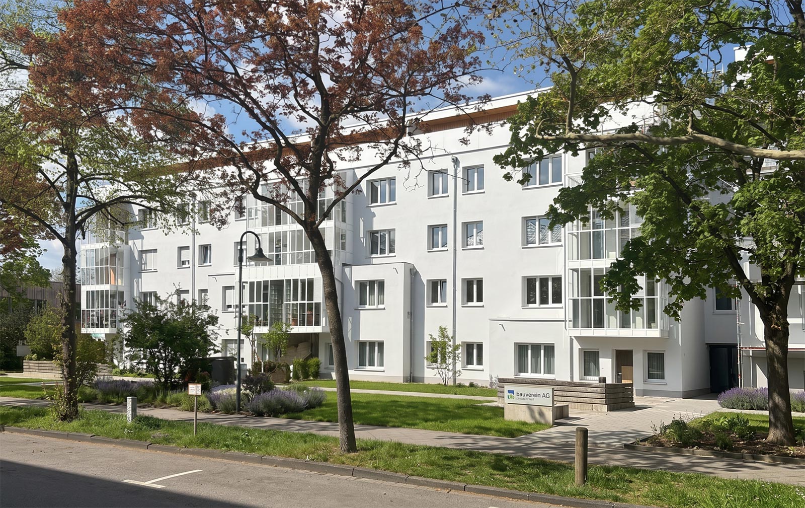 Wohnhaus nach der Großmodernisierung in der Bessunger Straße Darmstadt