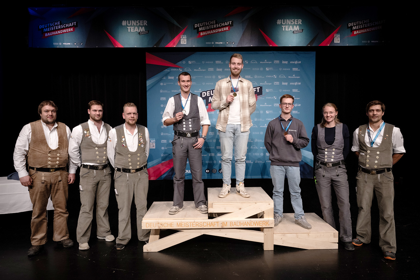 Alle Sieger der Deutschen Meisterschaft Bauhandwerk 2024