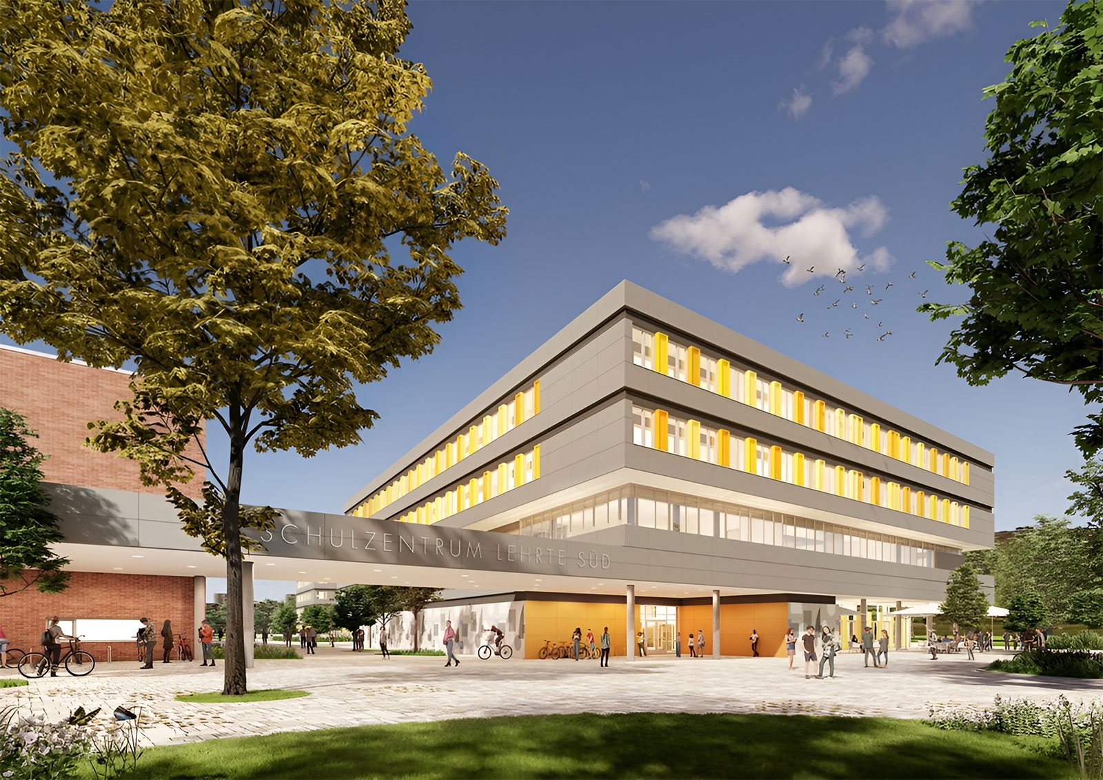Visualisierung Schulzentrum Lehrte-Süd